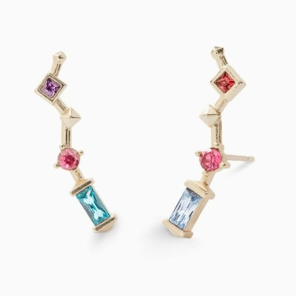 Gold Ear Climbers by Kendra Scott